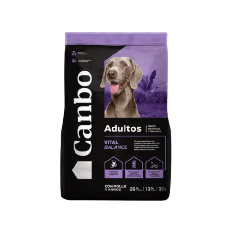 Canbo Adulto Rz. Mediana - Grande - Pollo y Arroz x 15kg