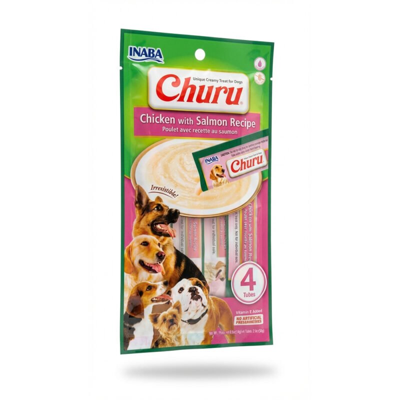 Churu Perro Pollo y Salmón 14g x 4 tubos